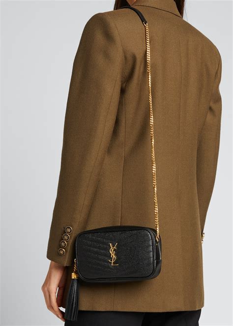 ysl logo mini crossbody|ysl denim bag small.